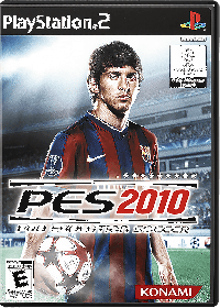 Pro Evolution Soccer 2010 Playstation 2 US box art